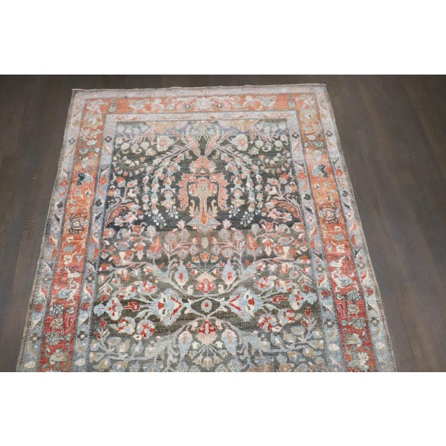 Early 20th Century Persian Lilihan Wide Runner - 4'9" x 14' For Sale - Image 10 of 10