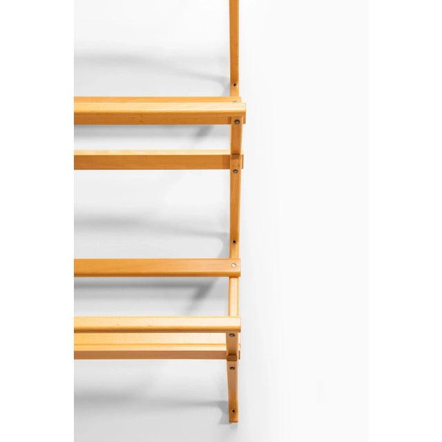 Swedish Wall-Mounted Bookcase by Bruno Mathsson, 1980s For Sale - Image 3 of 5