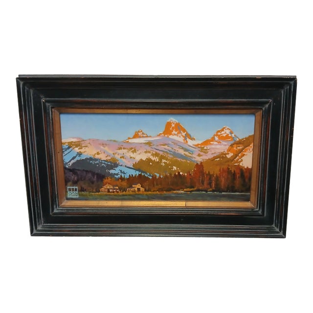 Allen Brockbank, Signed & Framed Oil Painting For Sale