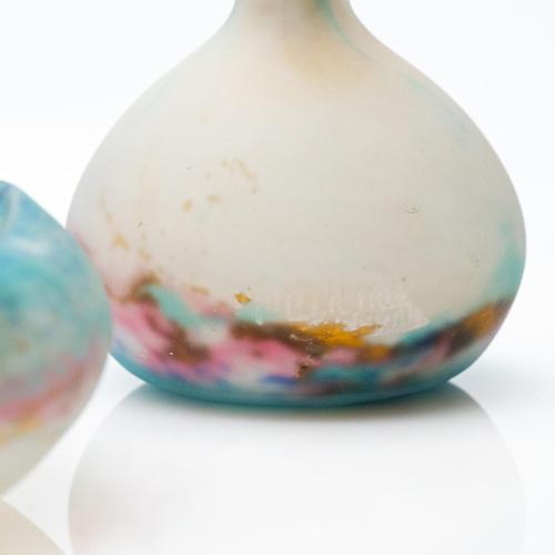 Vases in Pâte De Verre from Daum and Muller, France, 1930, Set of 5 For Sale - Image 3 of 12