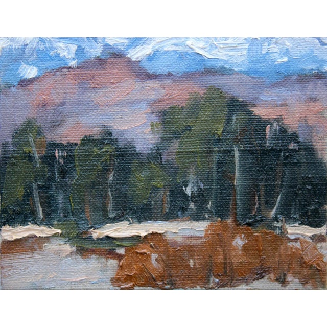 Contemporary Sierra Nevada Mountains – Contemporary Landscape Oil Painting by L Haas For Sale - Image 3 of 9