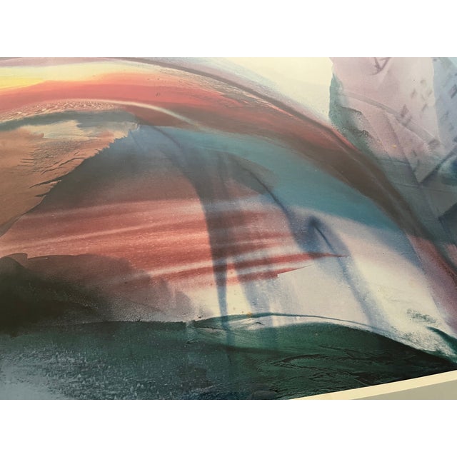 Vintage Paul Jenkins Museum Exhibition Poster Palm Springs Framed For Sale In New York - Image 6 of 8