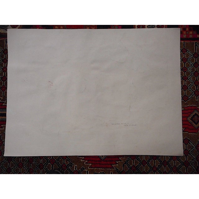 Large Antique Lithograph "Vintage Festival" For Sale - Image 4 of 4