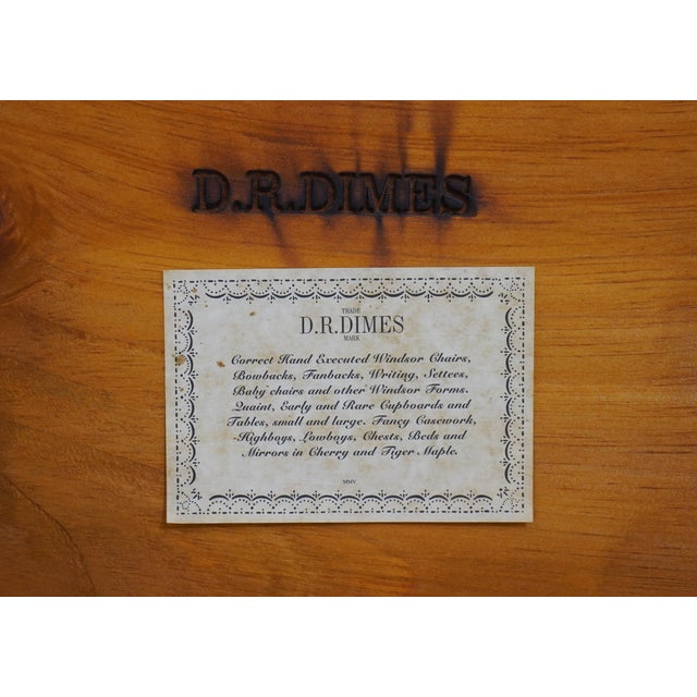 Dr Dimes Cherry Stepback Dutch Cabinet Cupboard For Sale - Image 18 of 18