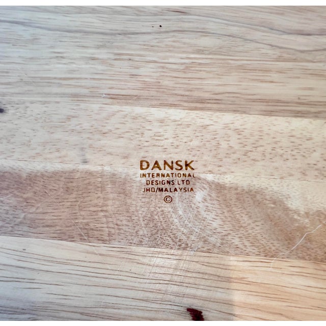 1980s Oversized JHQ Dansk Blonde Wood Bowl For Sale - Image 6 of 6