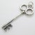 Vintage European Decorative Key Pendant in Silver 835, 1970s For Sale - Image 4 of 11