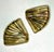 1980s Yaacov Heller Sterling Silver & Goldplate Sculptural Clip-On Earrings Sculptural 1980s clip-on earrings by Israeli-...