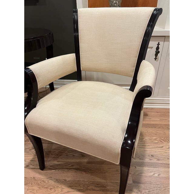Transitional Barbara Barry for Baker Furniture Side Chairs - Pair For Sale - Image 3 of 5
