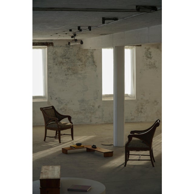 Vintage Art Nouveau Armchairs in Mahogany by Thorvald Bindesbøll, 1920s, Set of 2 For Sale - Image 10 of 18