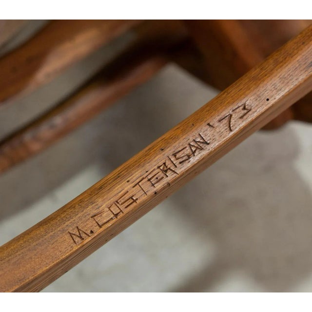 Michael Costerisan Rocking Chair, 1973 For Sale - Image 10 of 12