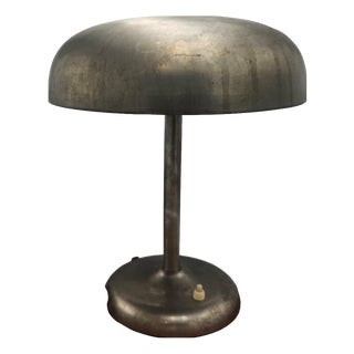 Art Deco Brass Mushroom Lamp, 1920s For Sale