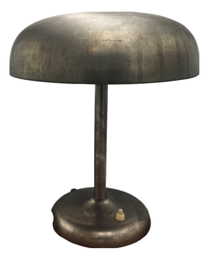 Art Deco Brass Mushroom Lamp, 1920s