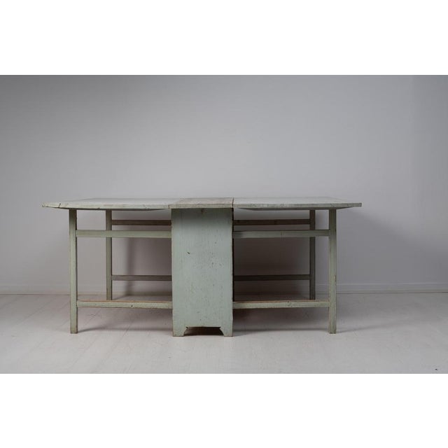 Gustavian (Swedish) Gustavian Style Swedish Drop Leaf Table, 1800s For Sale - Image 3 of 14