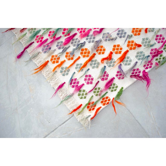 Vintage Runner Rug Kilim• Turkish Handwoven Tribal Flat Weave • Hallway Kitchen Decor - 3′3″ × 10′2″ For Sale - Image 10 of 17