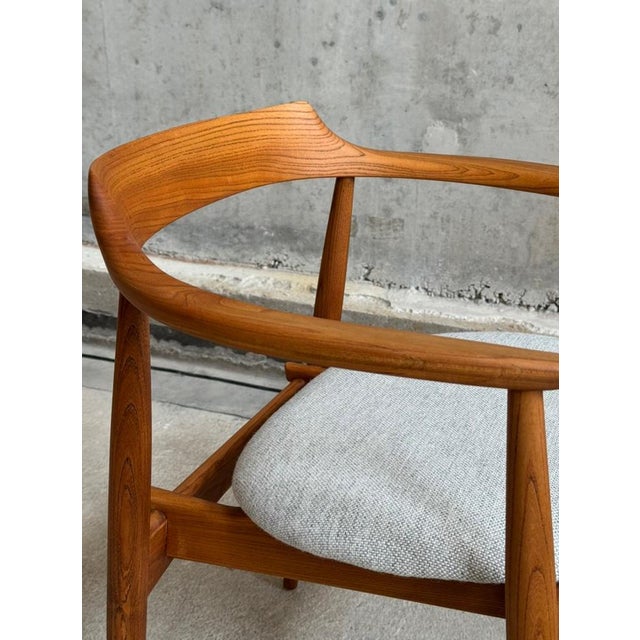 ST-750 Armchair by Arne Wahl Iversen for Niels Eilersen, Denmark, 1950s For Sale - Image 6 of 9