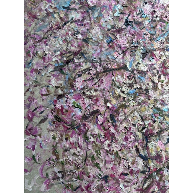 Anna Sogno, Flowering Tree, Oil on Canvas, 1991 For Sale - Image 7 of 10