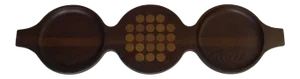 Circa 1965 Skjode Skjern Danmark Triple Gourd Serving Tray