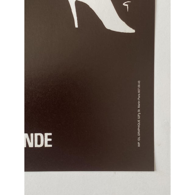 Original Vintage Bal du Moulin Rouge Frenesie Offset Lithograph Poster by René Gruau, 1980s For Sale - Image 7 of 15