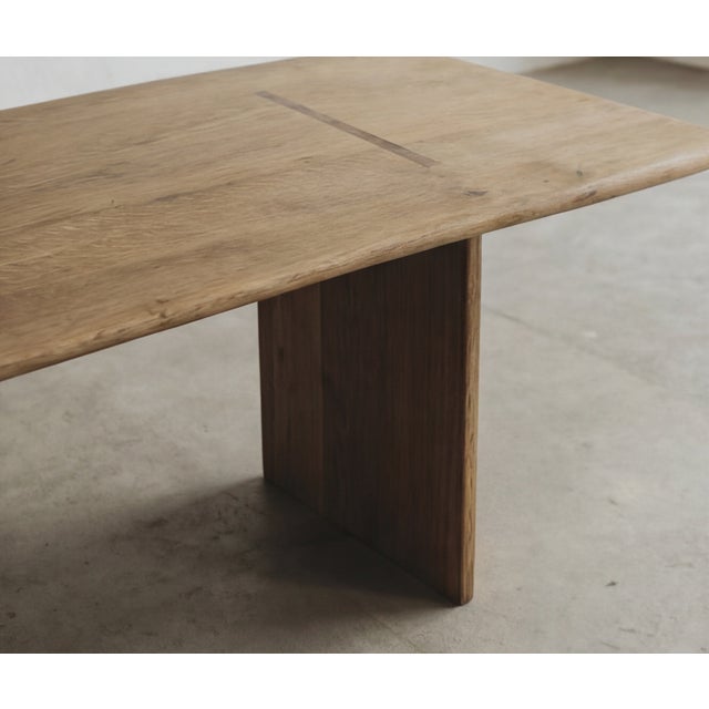 Contemporary CLIFF Table in Wood from Marc Geneix For Sale - Image 3 of 7