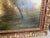 Large Antique European School Oil/Canvas Painting Signed Landscape Ornate Framed For Sale - Image 9 of 12