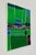 "Squares / Green Purple" Large Abstract Painting by Simon Findlay - Set of 2 For Sale - Image 15 of 15