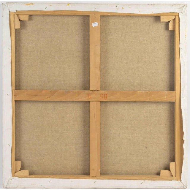 Textile Unknown, Untitled, Oil on Canvas For Sale - Image 7 of 8