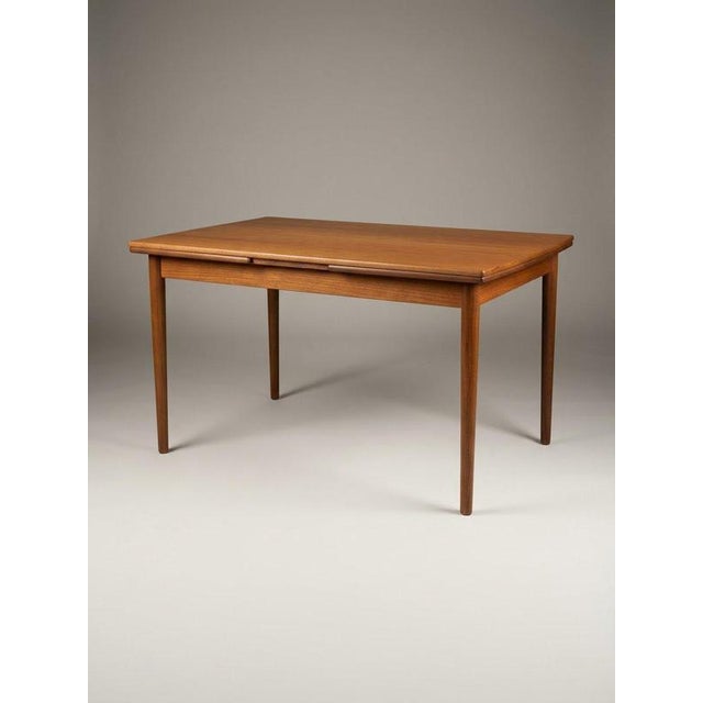 Wood Mid-Century Danish Teak Dining Table (1960s) For Sale - Image 7 of 7