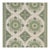 Sample - Schumacher x Mark D. Sikes Montecito Medallion Fabric in Leaf Green For Sale