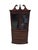 Wood Vintage Curved Front China Cabinet / Secretary Cabinet For Sale - Image 7 of 10