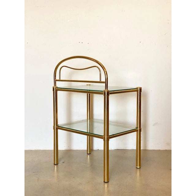 Brass Bedside Tables, 1980s, Set of 2 For Sale - Image 5 of 9