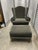 Chippendale Newly Upholstered Highland House Chippendale Wing Chair and Ottoman For Sale - Image 3 of 7