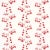 SAMPLE - Schumacher x Peg Norriss Bleeding Hearts Fabric In Red For Sale