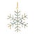2020s Jeweled Metal Snowflake Ornament (Set of 12) For Sale - Image 5 of 6