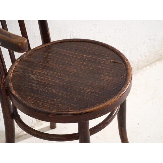Brown Bentwood Armchairs in the style of Thonet, Central Europe, 1930, Set of 2 For Sale - Image 8 of 13
