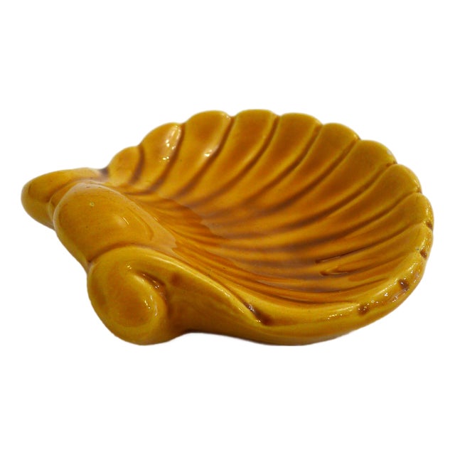 Mid-Century Shell-Shaped Dish, Vallauris, 1950s For Sale