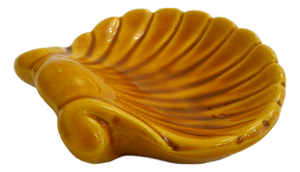 Mid-Century Shell-Shaped Dish, Vallauris, 1950s
