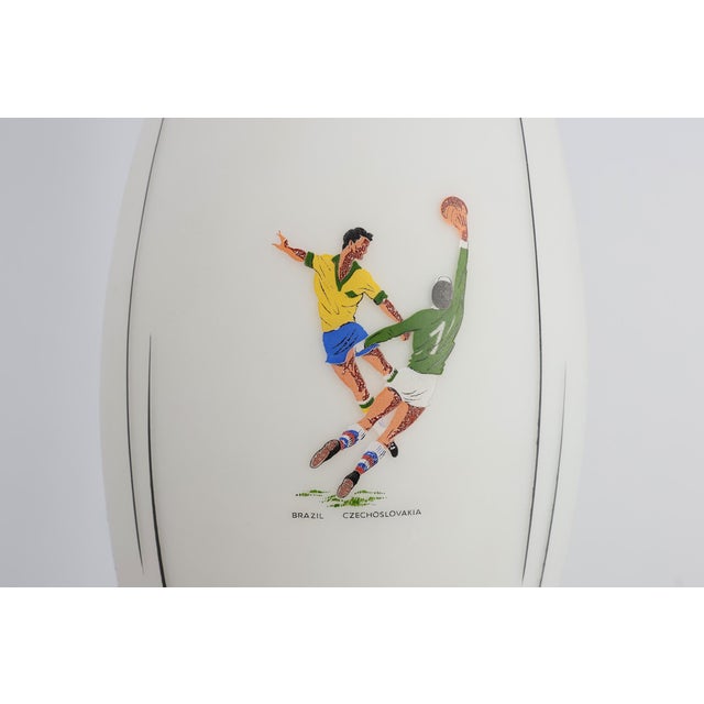 1960s Collector's Pendant Lamp Commemorating the 1962 Fifa World Cup in Chile, United Kingdom, 1960s For Sale - Image 5 of 13