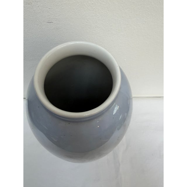 1940s Large Mid-Century Porcelain Vase with Sailboat Motif from Royal Copenhagen, Denmark, 1947 For Sale - Image 5 of 8
