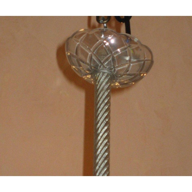 Vintage Murano Glass Chandelier, 1930s For Sale - Image 8 of 10
