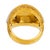 Vintage Diamond 18k Yellow Gold Dome Ring, Size 6 For Sale In Los Angeles - Image 6 of 7