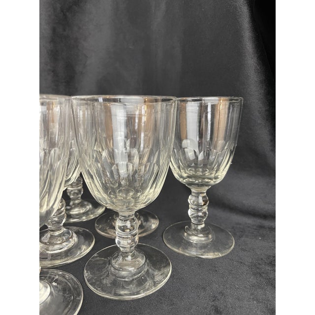 Baccarat Médicis Glasses, Late 19th Century, Set of 6 For Sale - Image 11 of 17