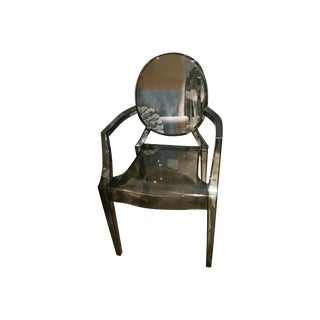 Victorian Charcoal Ghost Chair For Sale