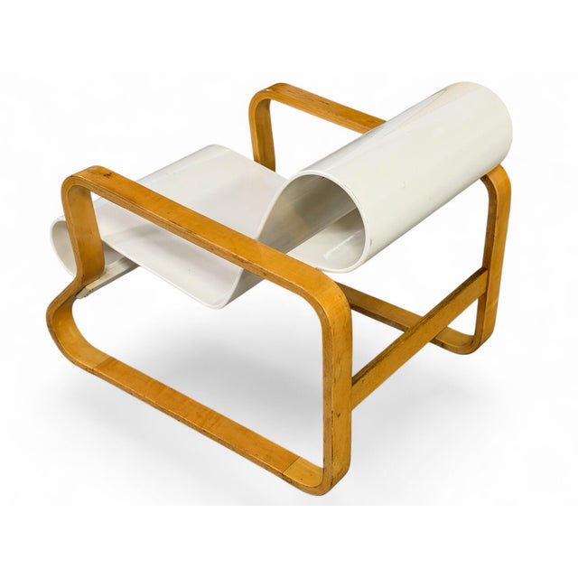 Artek Alvar Aalto Paimio Chair 41 - Vintage Modernist Bentwood Armchair for Artek For Sale - Image 4 of 10