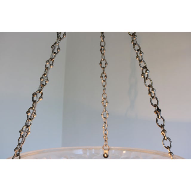 Antique French Art Deco Pendant Light by Henry Mouynet, 1930 For Sale - Image 12 of 16