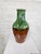 Early 20th Century Early 20th Century French Glazed Ceramic Amphora Vase – Vibrant Green & Rich Terracotta For Sale - Image 5 of 8
