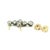 Vintage Platinum and 14k Gold 2 Carat Diamond Drop Earrings Circa 1950s, A Pair For Sale - Image 11 of 15