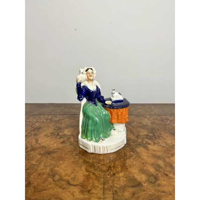 Antique Victorian Staffordshire Group Figure, 1880 For Sale - Image 4 of 5