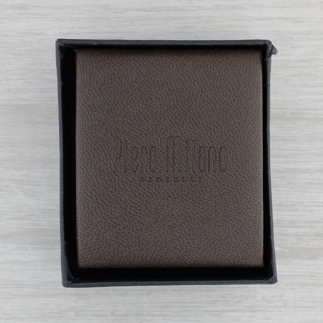 Metal Piero Milano Diamond Heart Swirl Ring 18k White Gold With Box Size 7 For Sale - Image 7 of 9