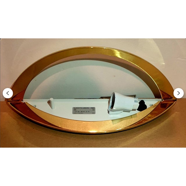 A sensational and unique sconce (5 available), most elusive model 7685 Opu Eye, crafted in the legendary "GlassHutte...