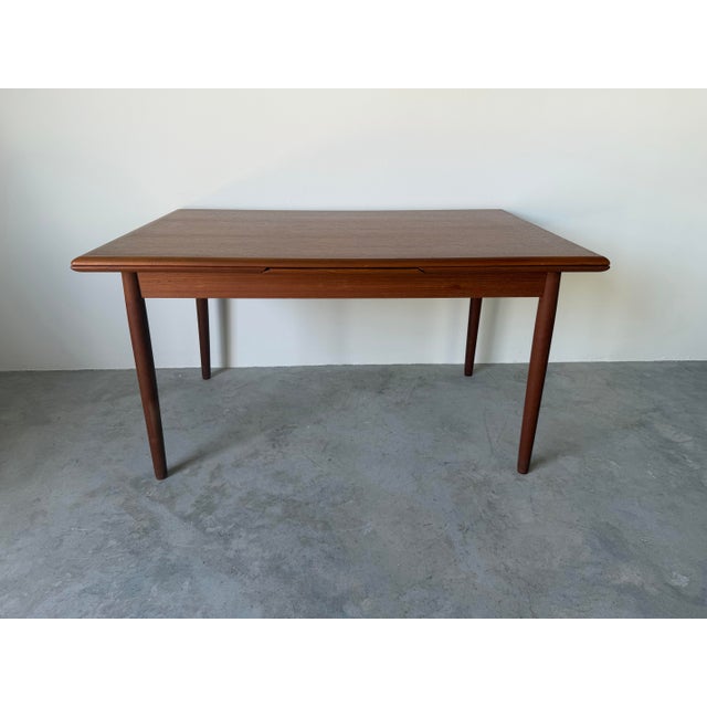 Mid-Century Modern 1960s Danish Modern Teak Extending Dining Table by Am Ansager Møbler For Sale - Image 3 of 12